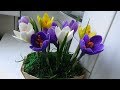 КРОКУСЫ ИЗ ХОЛОДНОГО ФАРФОРА (CROCUS).