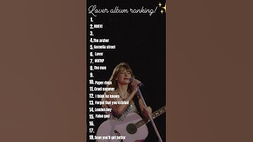 Lover album ranking! Ib:@clara_hits.different.           #taylorswift #lover #shorts #ranking