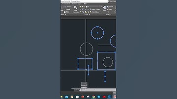How to deselect an object quickly in AutoCAD #autocad #autocad tips & tricks