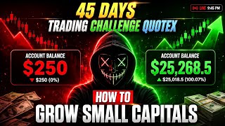 How To Grow Small Account In Quotex | Grow Capital In Binary Trading | Binary Options Trading