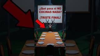 ¿Qué pasa si NO COCINAS NADA en Acción de Gracias? (99 Noches en el Bosque) #roblox #robloxshorts