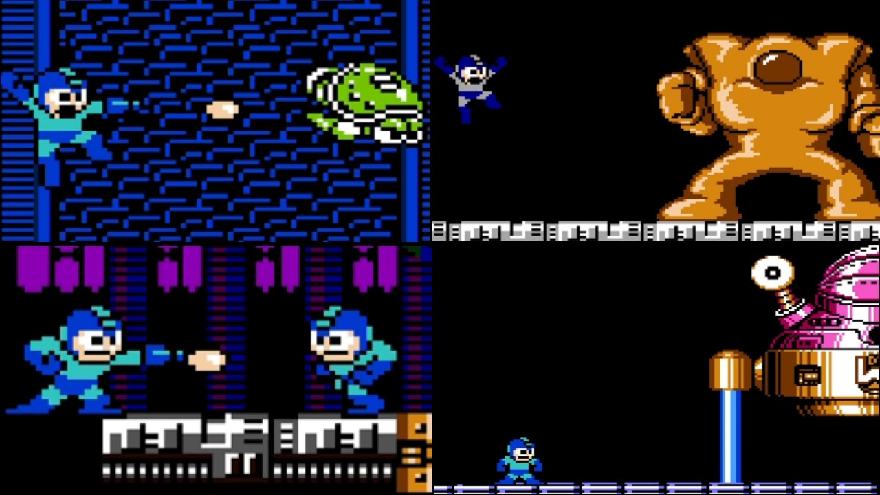 Mega Man 3 (NES) - All Wily Castle Bosses and Epilogue