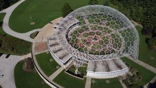Drone Footage: ASM Headquarters - Geodesic Dome - (music by Soniktexture - Nana's Flight) -  9/24/21