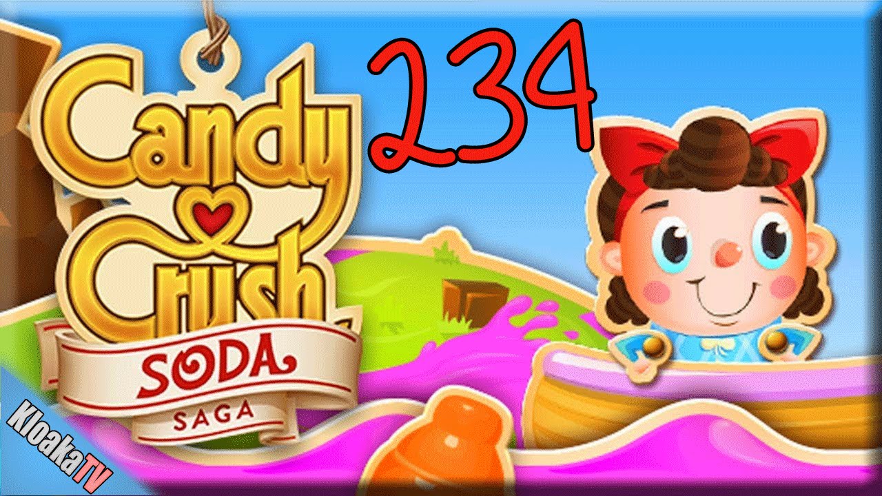 Candy Crush Soda Saga Level 234 Gameplay Playthrough (3 Stars) YouTube