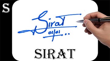 How to signature your name | Autograph | Billinioare signature | Sirat Name Signature Style