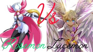 Rosemon vs Lucemon
