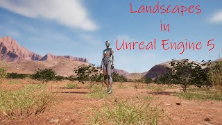 Landscapes in Unreal Engine 5 - Video 5 Adding Lakes and Rivers