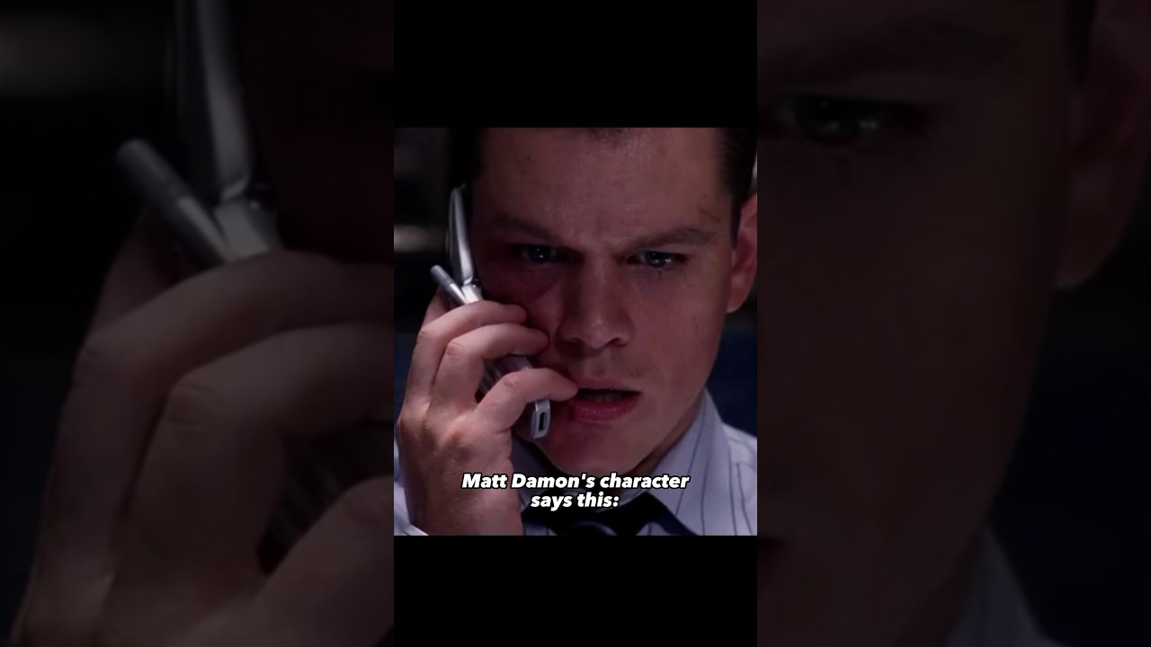 What Matt Damon said to Leo in a deleted scene from THE DEPARTED