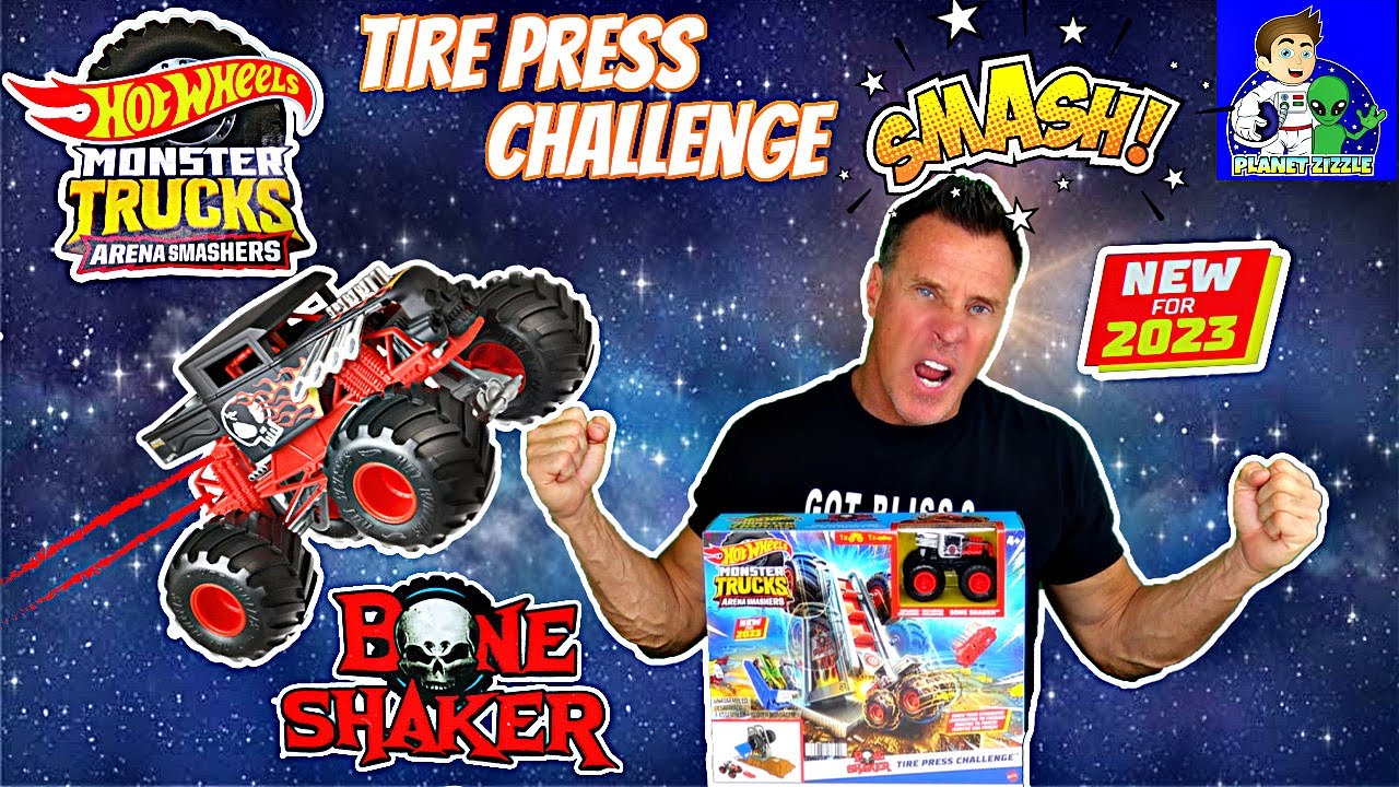 Hot Wheels Monster Trucks Arena Smashers Bone Shaker Ultimate