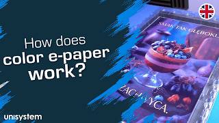 Color E-Paper (EPD) – How Does It Work and Where Is It Used | Sharp 28.5″ A2