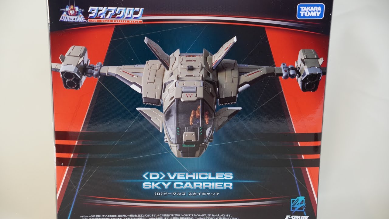 Распаковка модели Takara Tomy Diaclone Vehicle D-08 Sky Carrier — Часть первая