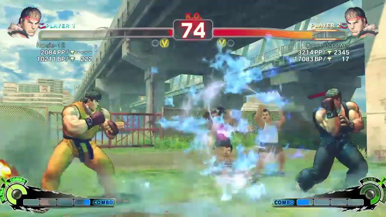 Sf4 Rank high lv players 55 - YouTube