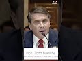 Todd Blanche shuts down Democrat: "You’re obviously lying!"