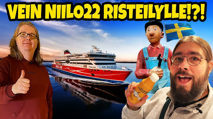 Vein Niilo22 RISTEILYLLE ja RUOTSIIN!?!