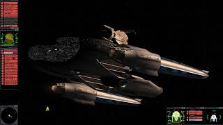 Pre-Tos Ship Ues Cydonia Vs Nx-Enterprise And Phoenix Rm Orion Star Trek Bridge Commander Test