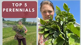 Top 5 Perennials Grown on my Cut Flower Farm for Florists Sales