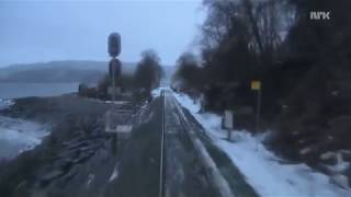 9 56 Hours Train Journey to the Norwegian Arctic Circle, WINTER 1080HD SlowT