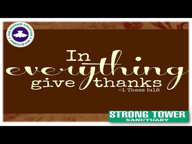 RCCGSTS Thanksgiving Service