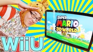 【プチ実況】スーパーマリオ3Dワールドをちょっとだけやってみた！ / Nintendo Wii Uがやってきた！後編