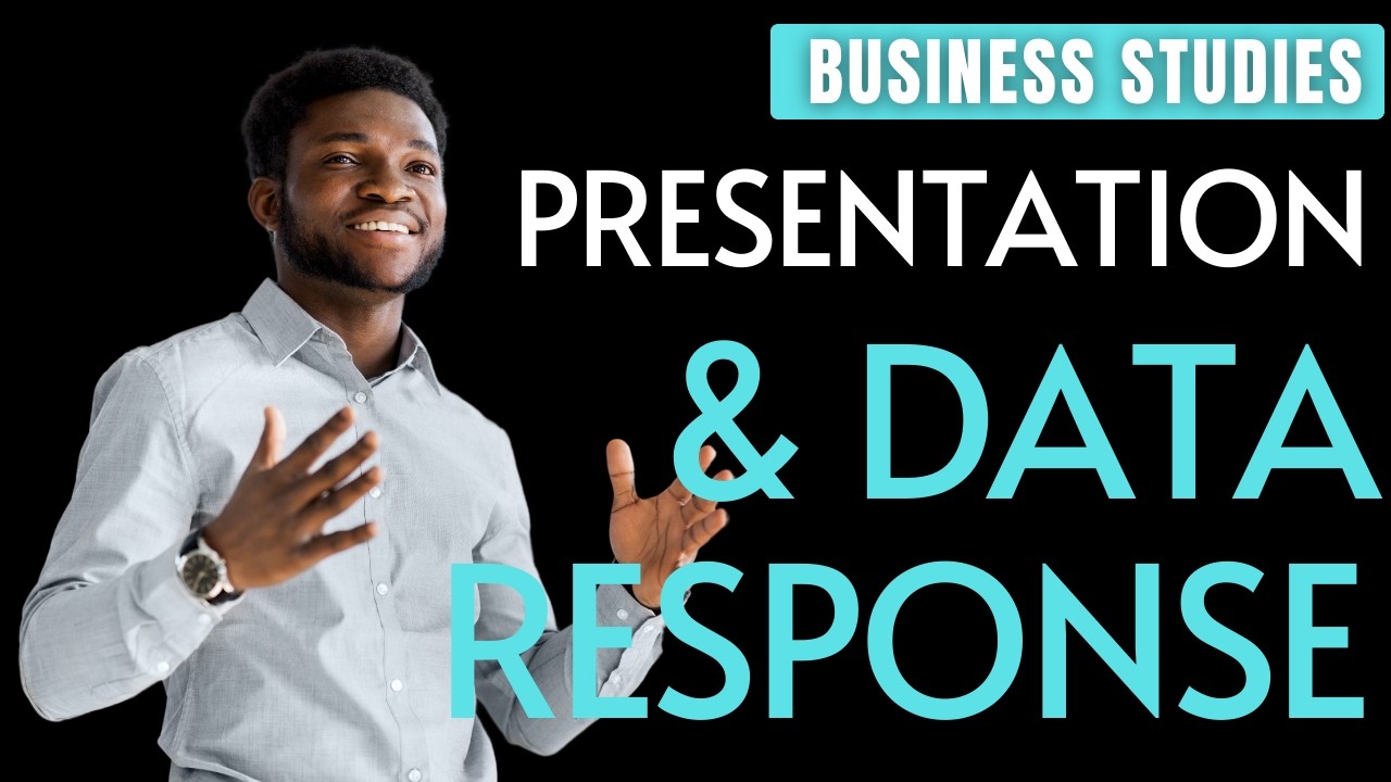 Presentation & Data Response - Business Studies - YouTube
