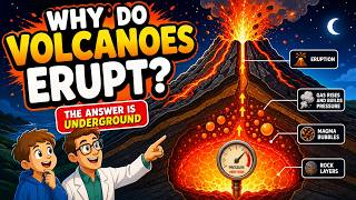 WHY DO VOLCANOES ERUPT 🌋 | Science Explained | Magma, Plate Tectonics & Eruptions