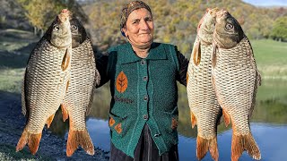 DELICIOUS FRIED FISH RECIPE! ONE DAY OF LIFE IN THE VILLAGE