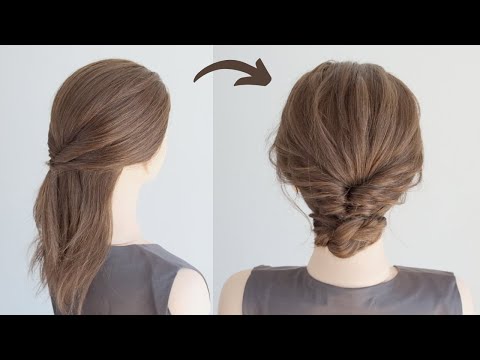 [ヘアアレンジ] ミディアムさん向け簡単オケージョンヘアアレンジ / Easy Occasion Hairstyle for Short to Medium Hair