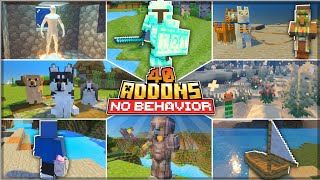 TOP 40 ADDON MCPE 1.19/1.20 COCOK UNTUK SURVIVAL NO BEHAVIOUR!