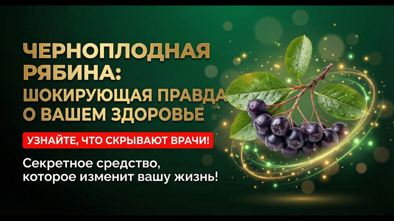 Давление, сахар, токсины: что делает с организмом горсть черноплодной рябины. Заменит ли она аптеку?