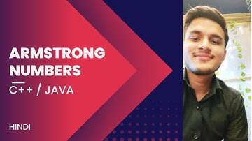 #ArmstrongNumbers in Hindi | C++ , Java | GFG School Coding Question