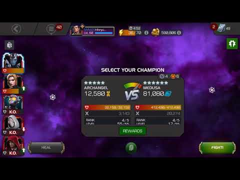 MCOC Act 6.3.1 Medusa Boss One Shot!!?  Well, kinda …