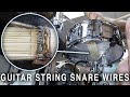 I PUT GUITAR STRINGS ON A SNARE DRUM