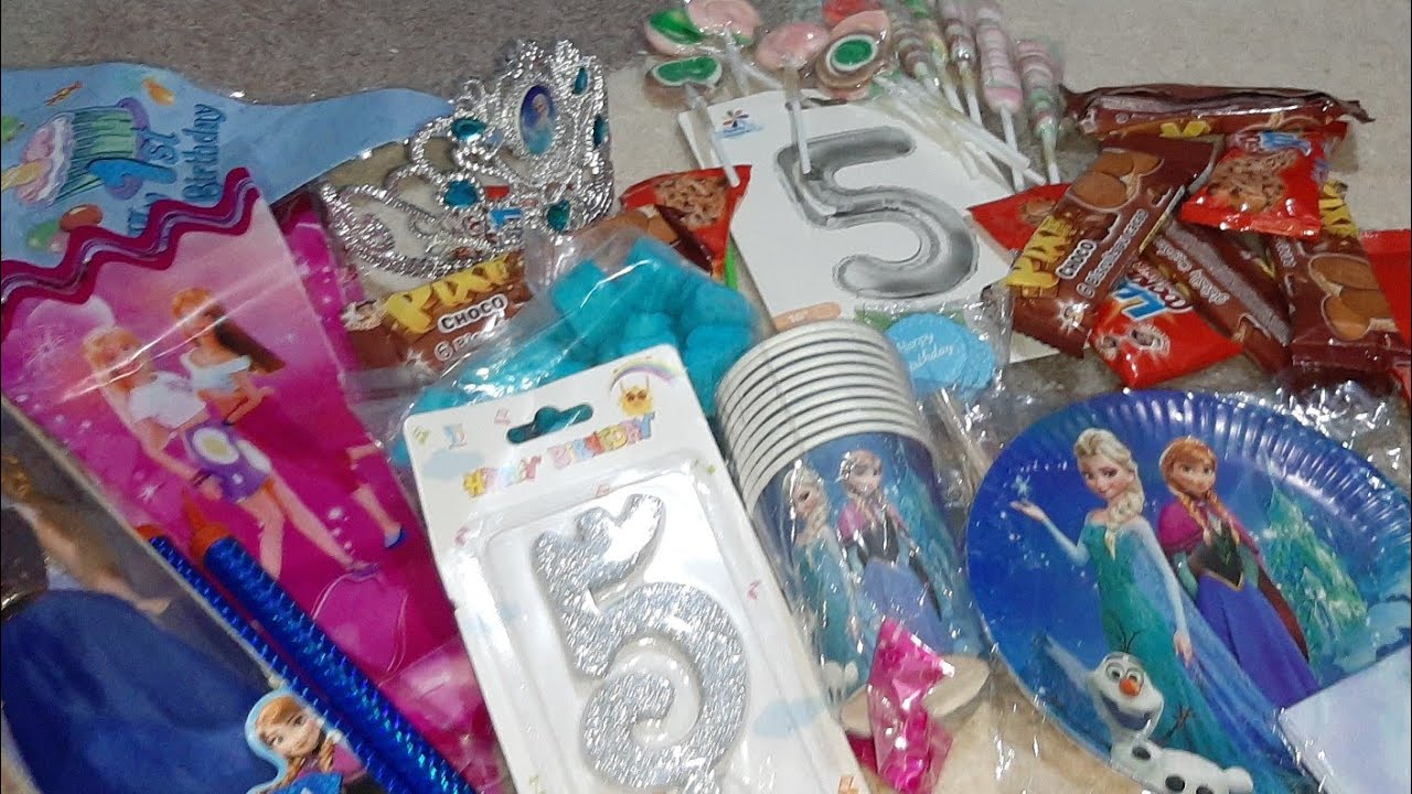 مشتريات و تحضيرات عيد ميلاد بنتي 5 سنوات