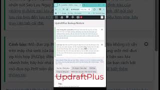 Cách sao lưu &amp; khôi phục website WordPress với UpdraftPlus cực dễ!
