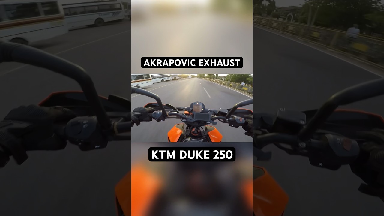 AKRAPOVIC EXHAUST | KTM DUKE 250