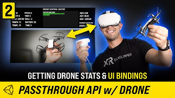 Oculus Passthrough API For Drone FPV With Unity - (Drone Stats #2)