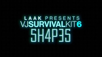 VJ Survival Kit 6 Shapes || VJ Loops Video Pack