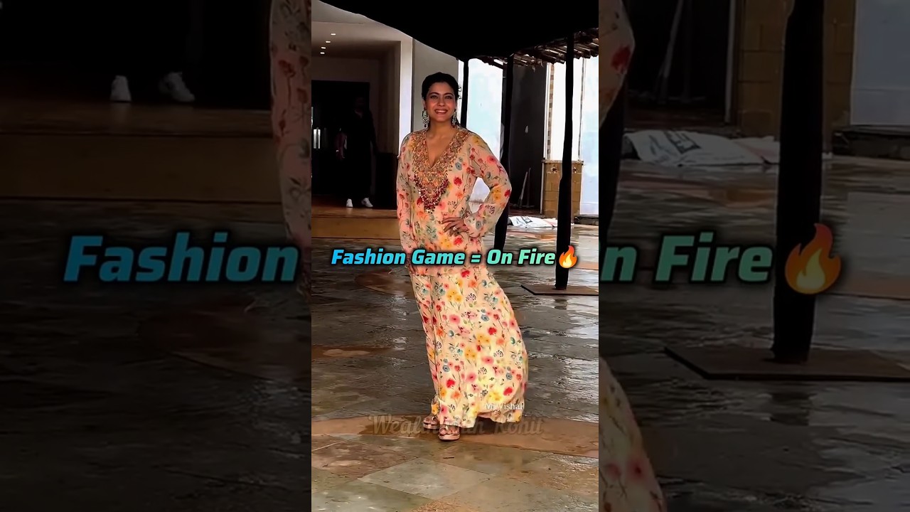 Kajol's Super Gorgeous STATEMENT Sharara Set — Price OUT! 