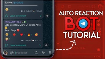 How To Create Auto Reaction Bot For Telegram Free 2025