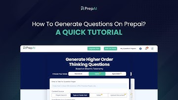 How to Generate Questions from Your PDF or Word Document on PrepAI