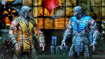 Hellfire Scorpion Vs Grandmaster Sub Zero | Very Hard | Mortal Kombat X gameplay