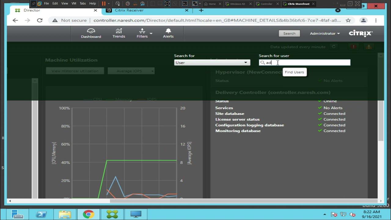 Citrix Director Tutorial Troubleshooting inactive/hung/disconnected
