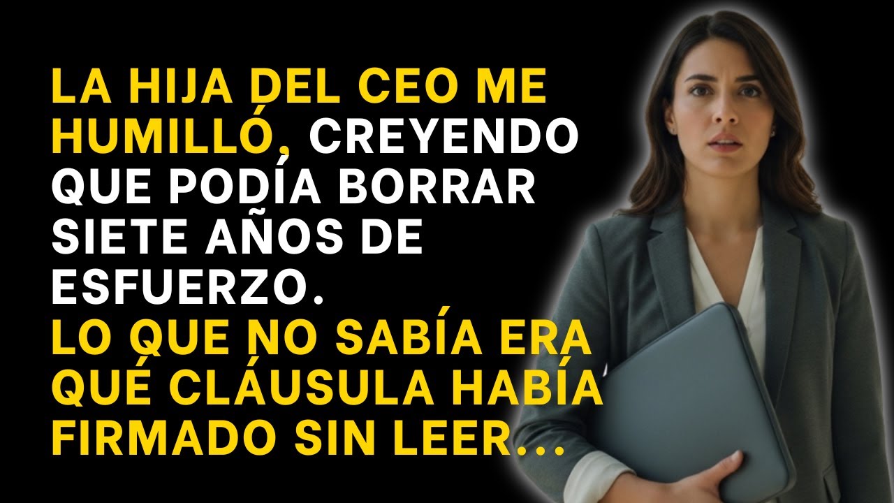 La Hija Del CEO Me Despidió… Así Que Usé Una Cláusula Para Quedarme Con El Cliente De 390 Millones.