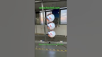 500mm P2.5 Outdoor Circular LED Screen