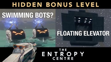 Worker Bots Swim, Doors & Elevators Float in a Secret World - The Entropy Centre Glitch (PS5)