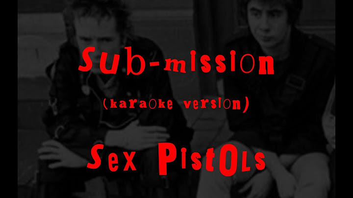 Submission Karaoke version - Karaoke performance video thumbnail