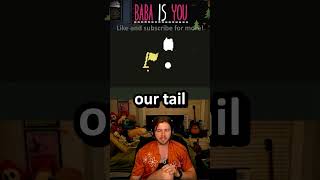 This puzzle has me chasing my own tail... #babaisyou #puzzlegame #gaming