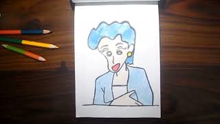 How To Draw Kazama's Mom | Easy Pencil Art | Pencil Drawing | Easy Art | Colouring Art |
