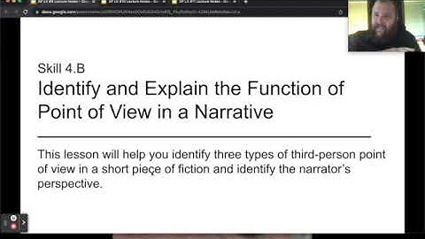 AP Lit Help Video #9: Understanding Third-Person Point of View