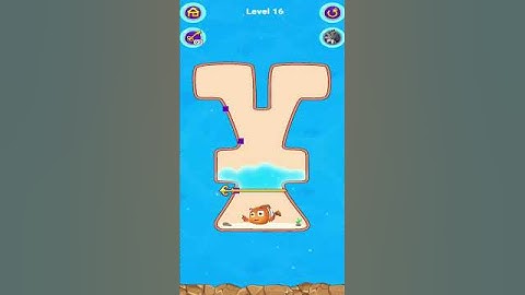 Save The Fish Ios Android Gameplay Walkthrough #16|Fishdom Pull The Pin Puzzle Spy |Wasim Squad